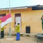 Jadi Pembina Upacara di Ponpes Al Bubalqin, Babinsa Tekankan Disiplin dan Semangat Kebangsaan