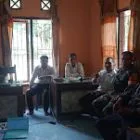Pererat Sinergi di Wilayah Binaan, Babinsa Koramil 416-07/Rimbo Bujang Komsos Bersama Perangkat Desa