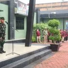 Jadi Pos Pertama Long Mars, Kasdim 0416/Bute Berikan Arahan dan Pesan kepada Taruna-Taruni SMK Negeri Titian Teras Jambi