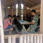 Babinsa Rantau Pandan Ajak Pemuda Tingkatkan Kewaspadaan dan Jaga Keamanan Lingkungan