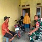 Jalin Silaturahmi dengan Warga, Babinsa Koramil 416-01/Rantau Pandan Peduli Kesehatan Masyarakat