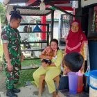 Babinsa Komsos Bersama Warga, Ingatkan Pentingnya Menjaga Kesehatan dan Kebersihan Anak