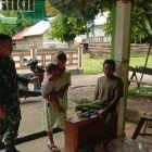 Babinsa Koramil 416-05/Muara Tebo Jalin Silaturahmi dengan Warga, Ingatkan Pentingnya Menjaga Kesehatan Anak