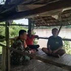 Bincang Santai, Babinsa Koramil 416-03/Sungai Bengkal Komsos Dengan Warga Binaan