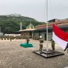 Upacara 17-an, Dandim 0416/Bute Ingatkan Prajurit Jaga Disiplin dan Kehormatan TNI